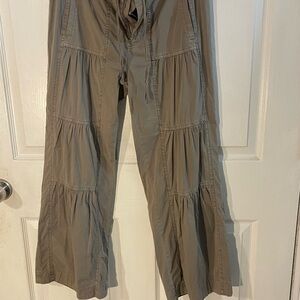 Soft Surroundings Taupe Drawstring Pants